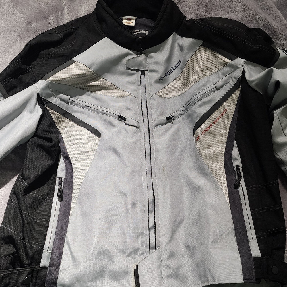 Held Motorcycle Jacket in Black and Gray